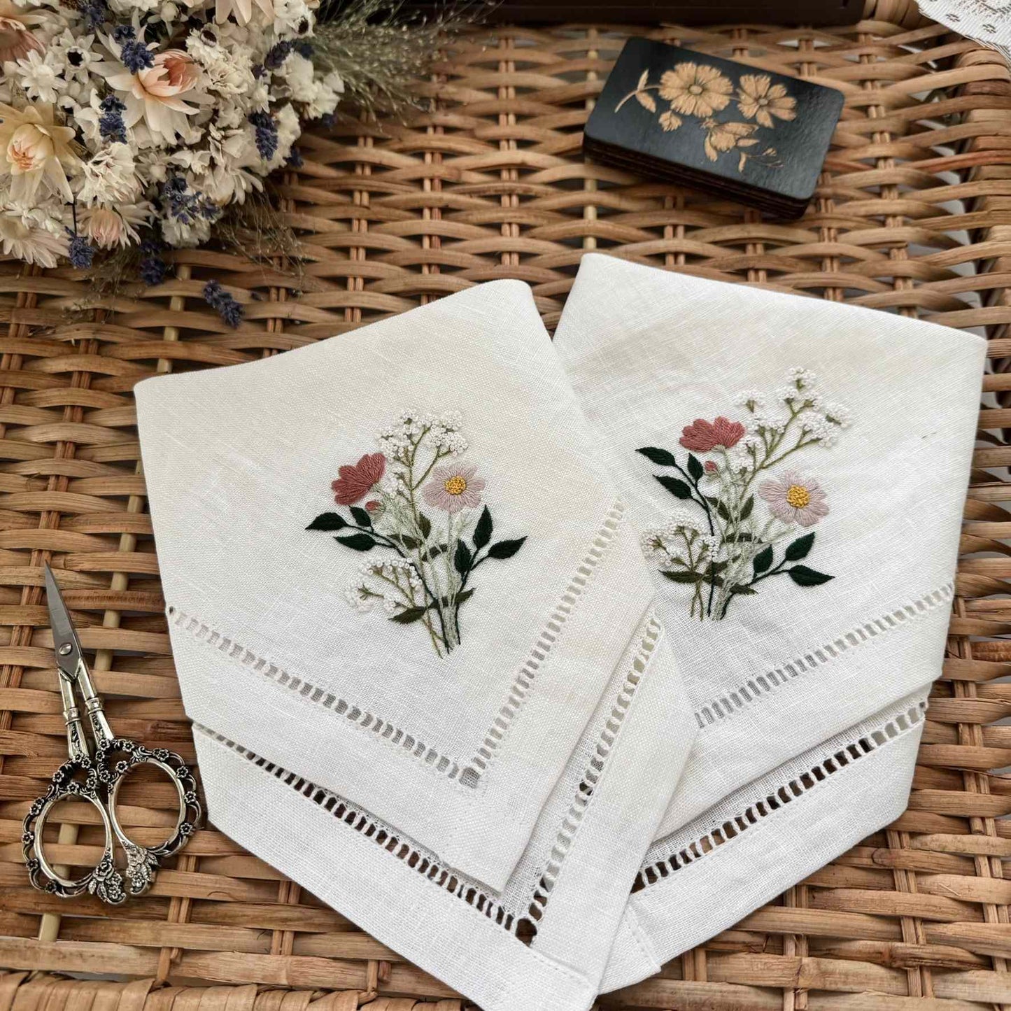Soft Garden Whisper Handkerchief