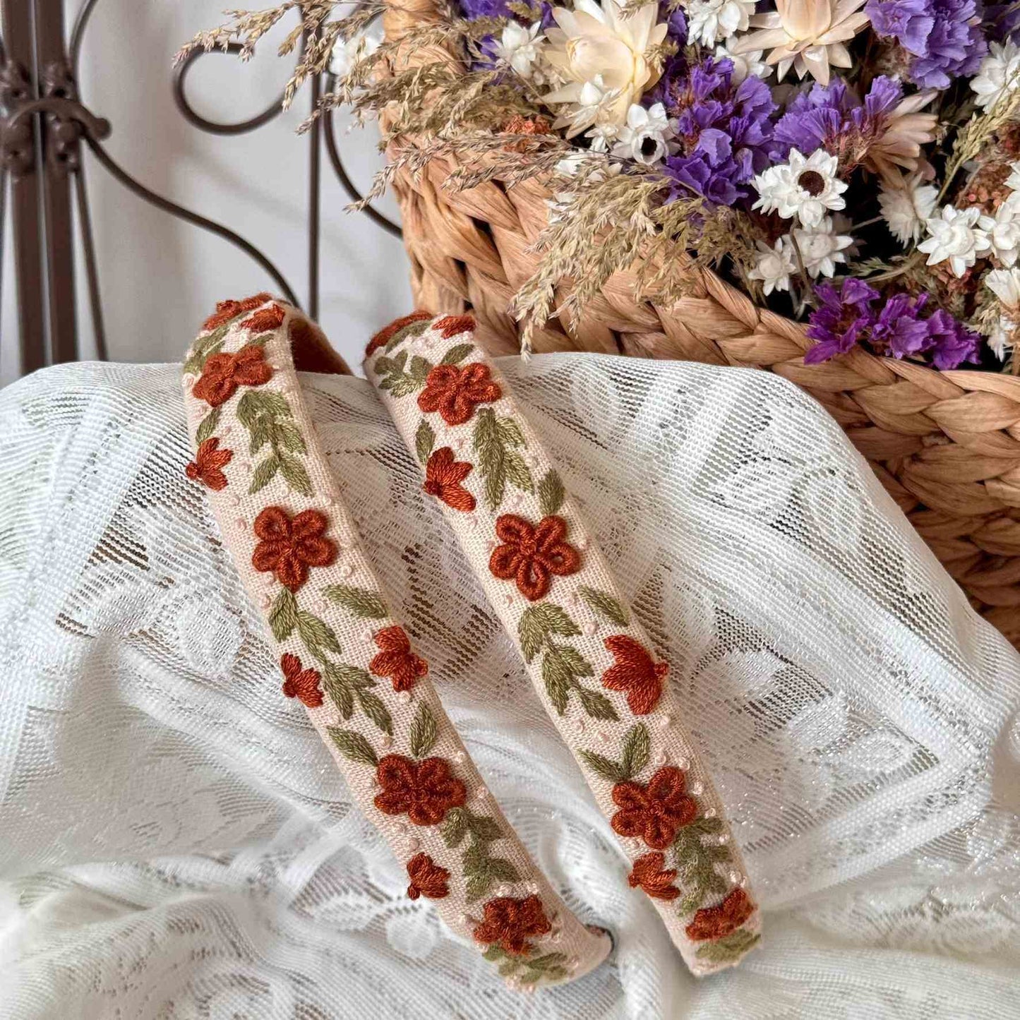 Sunset Floral Headband