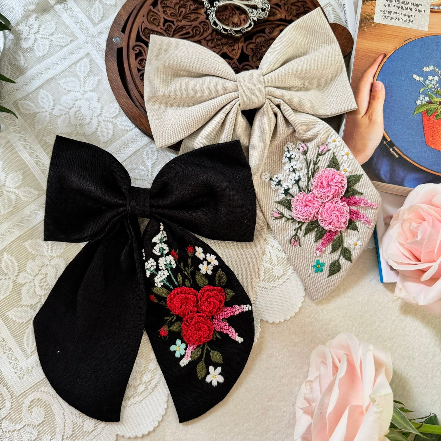 Floral Hairbows