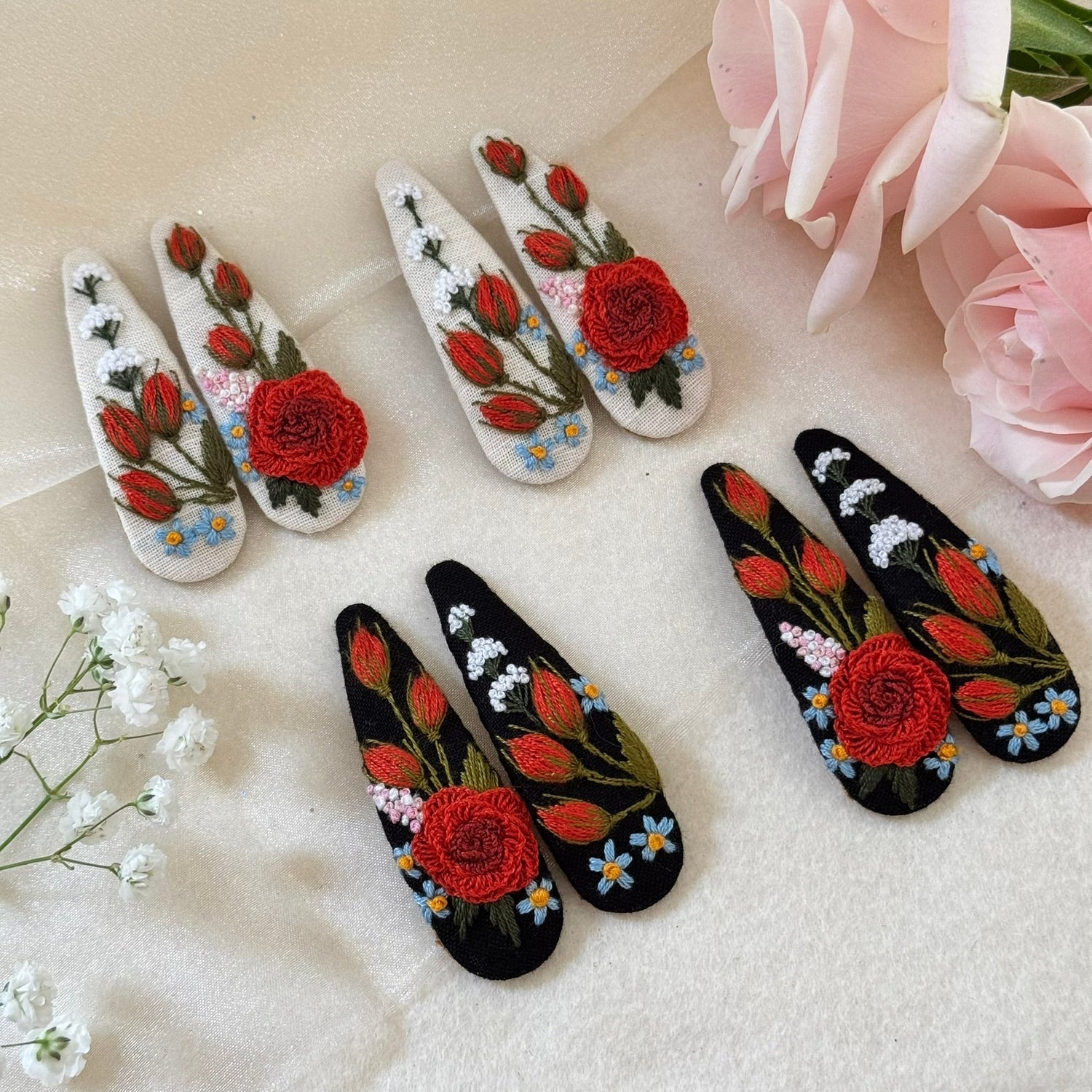 Floral Hairpins
