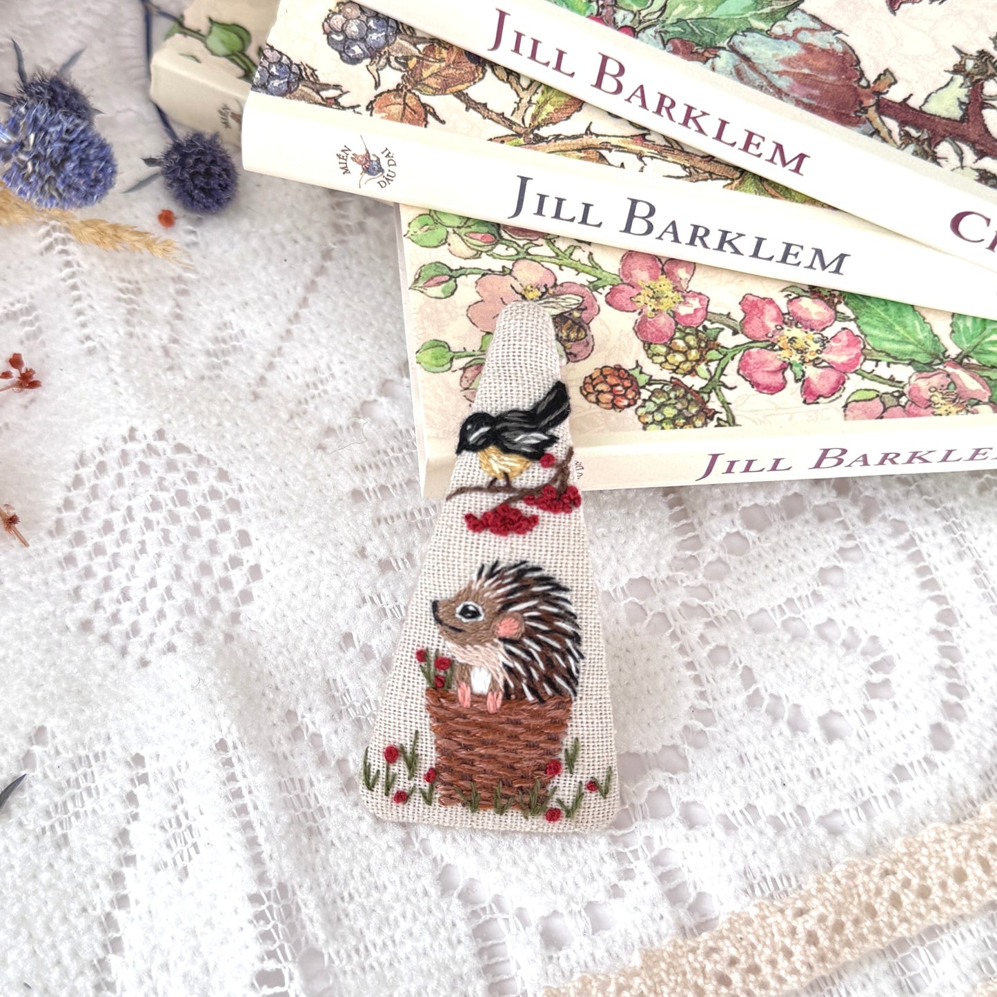 Hedgehog & Bamboo Basket