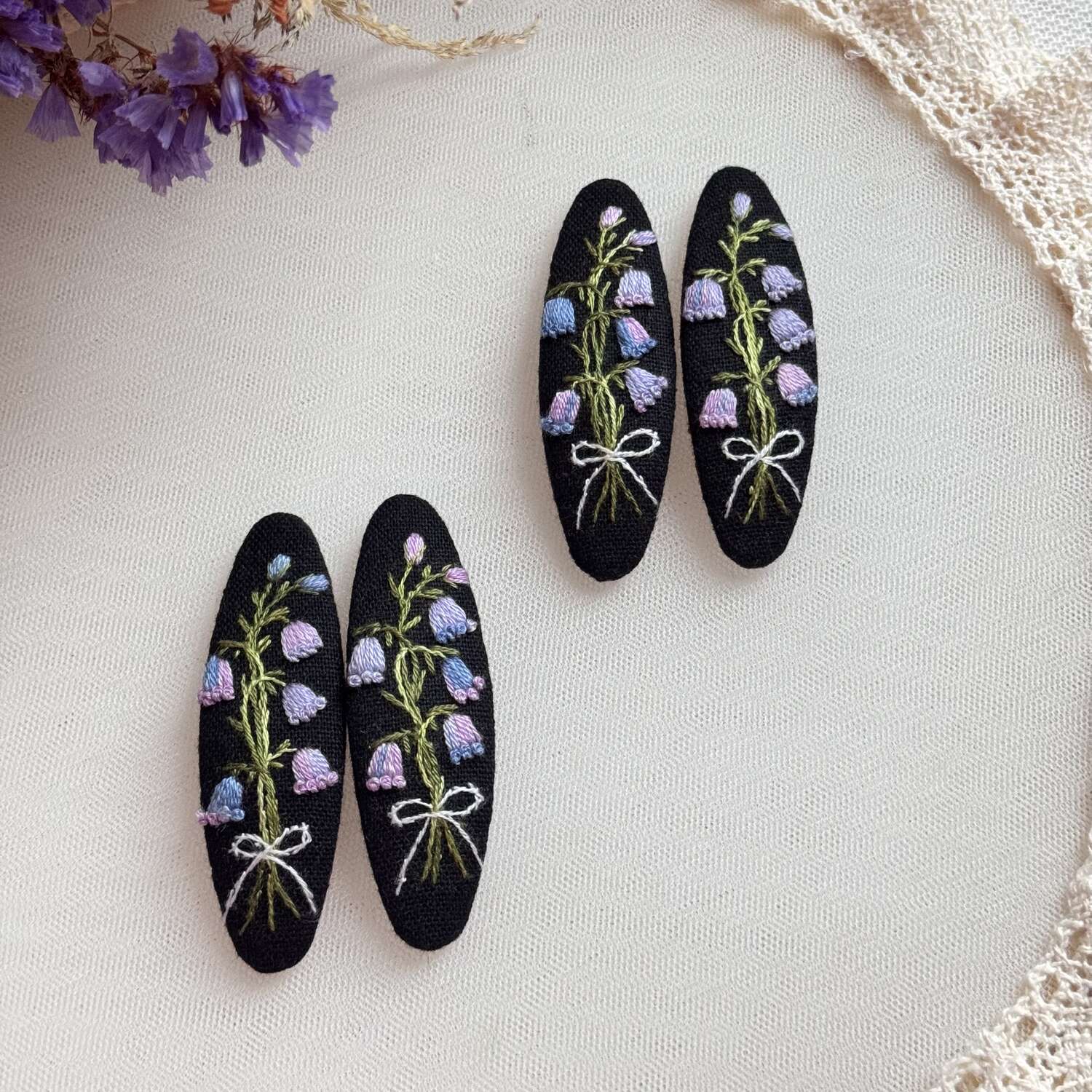 Linnaea bouquet hairpins