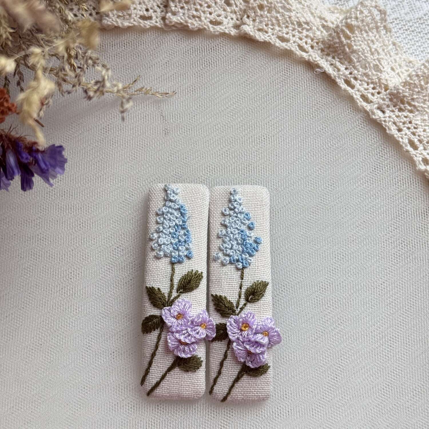 Wildflower hairpins