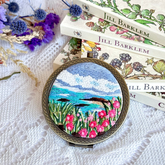 Wildflower Field by the Lake