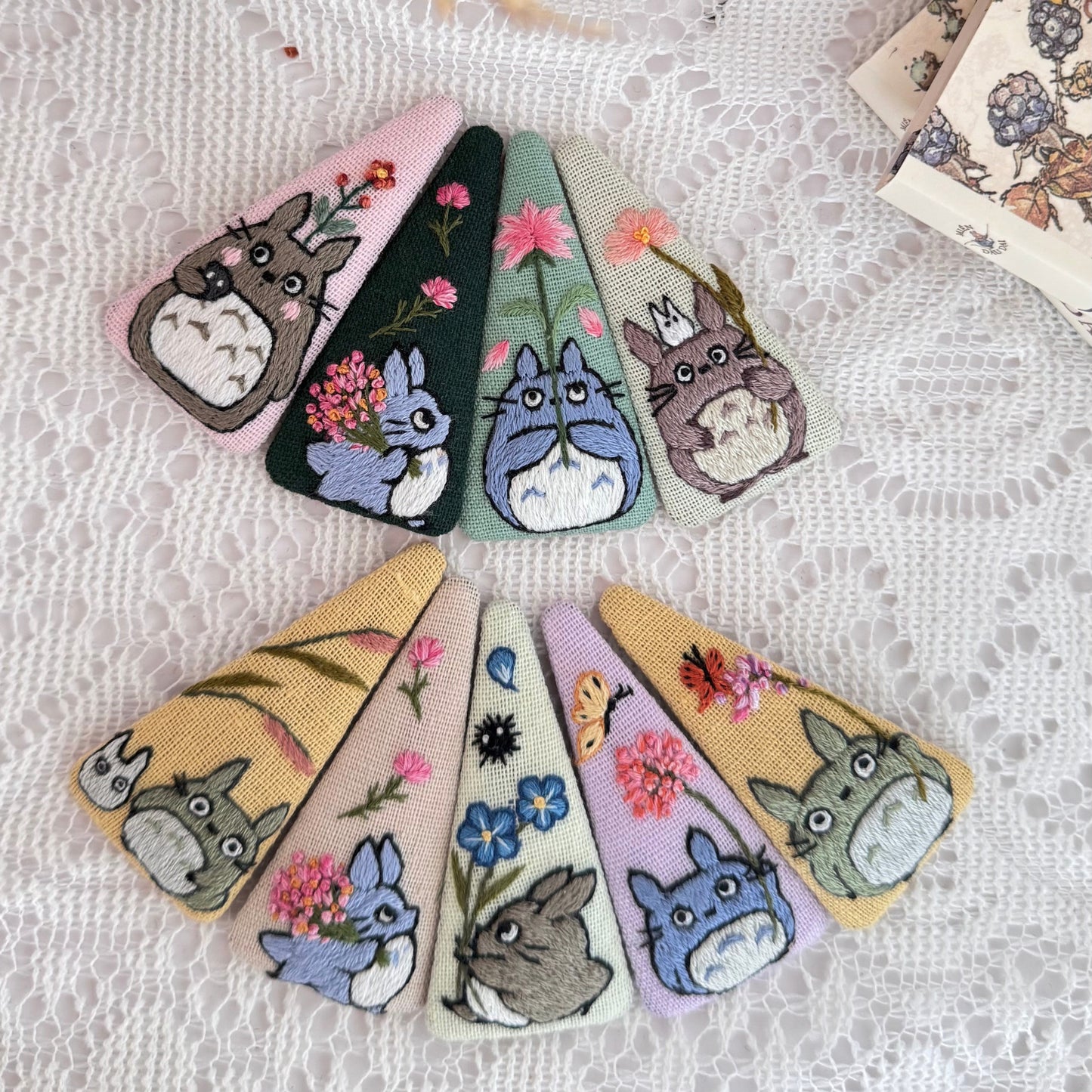 Totoro and Flower