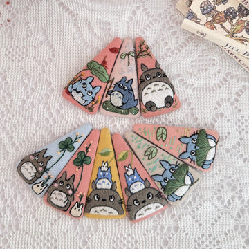 Totoro and Leaves
