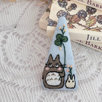 Totoro and Leaves