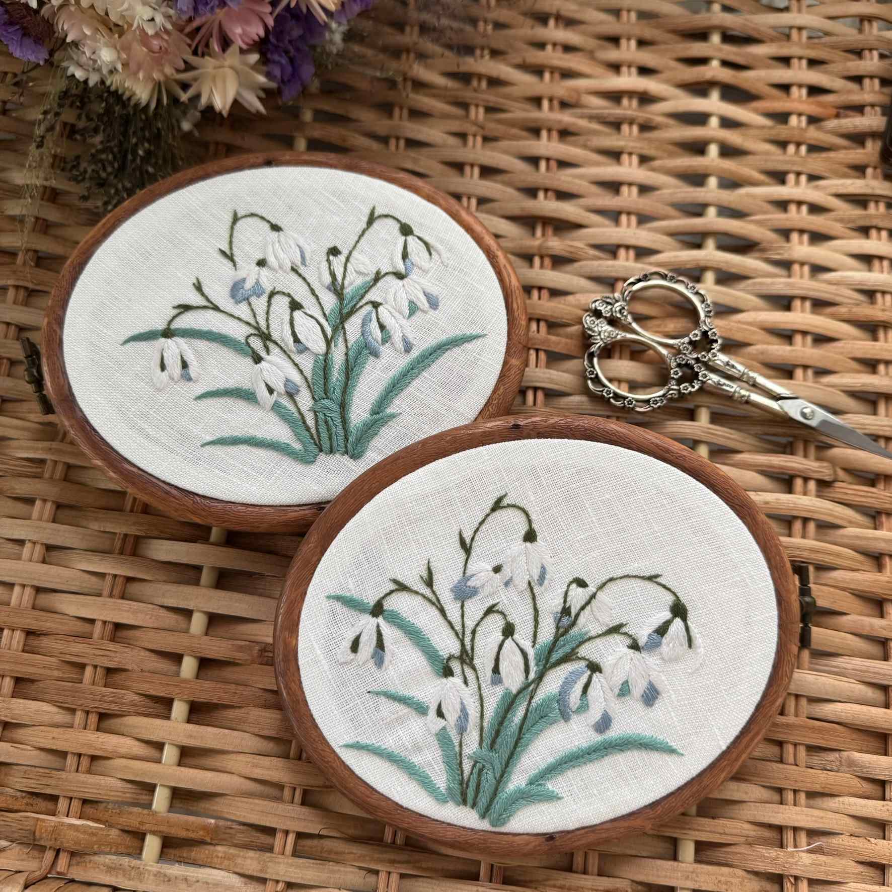 Lumikellopuutarha Nenäliina