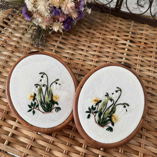 Snowdrop & Buttercup Handkerchief