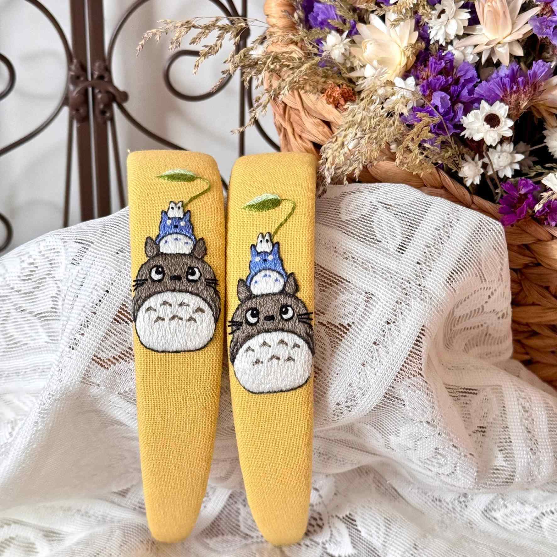 Totoro ja  Chibi Totoro Hiuspanta