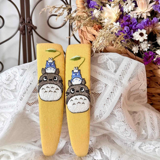 Totoro & Leaf Charm Headband