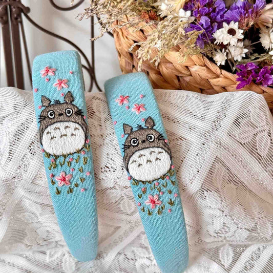Totoro & Pink Blossoms Headband
